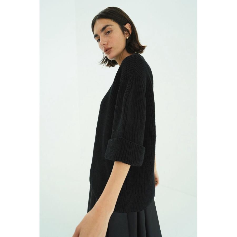 OVER HALF SLEEVE KNIT TOPS サイズ1 7月22日（金）発売の”OVER HALF SLEEVE KNIT TOPS ”を3色カラー別でご
