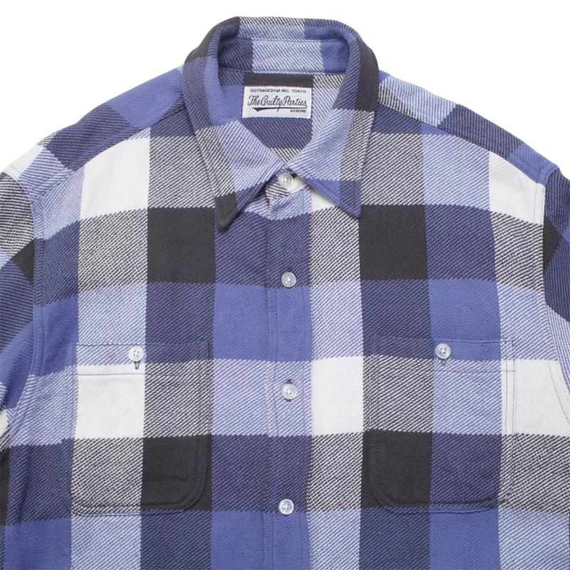 WACKO MARIA（ワコマリア） FLANNEL REGULAR COLLAR SHIRT TYPE-2