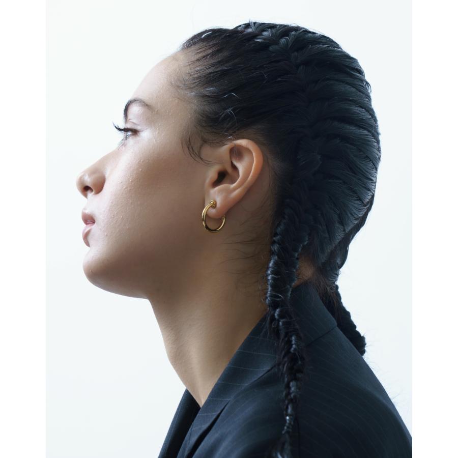 ephemeral  エフェメラル stud hoop pierce (gold) フープピアス |  | 05