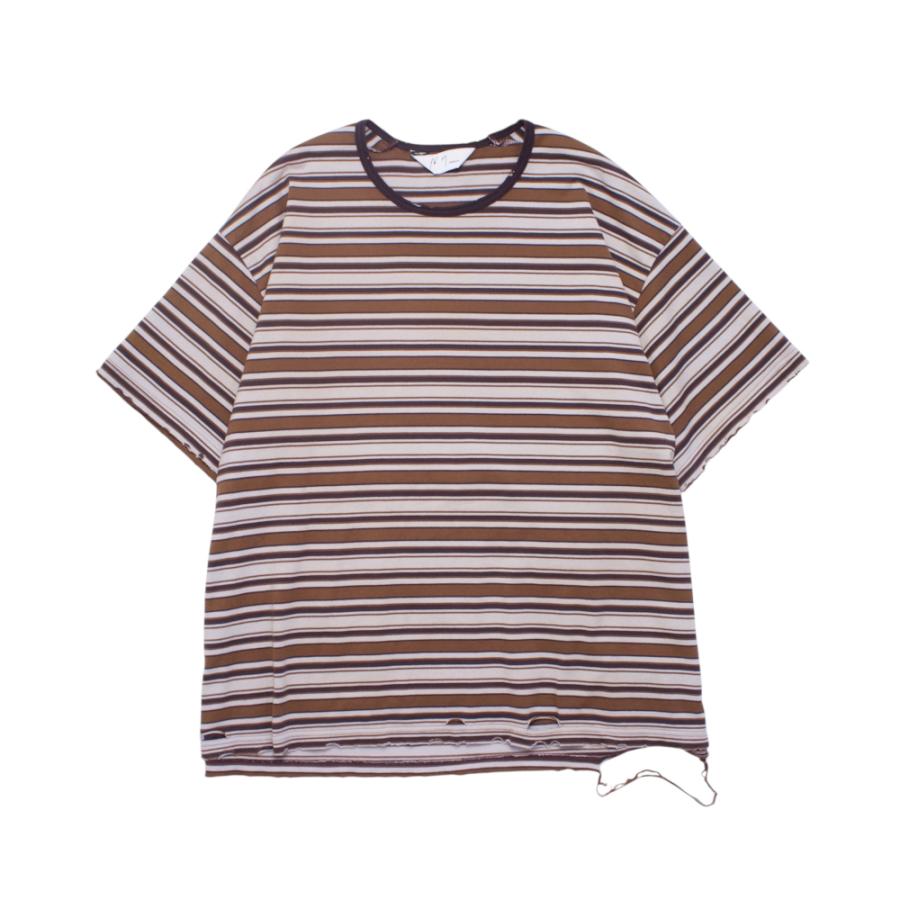 ANCELLM アンセルム MULTI BORDER T-SHIRT (USED) マルチボーダー 