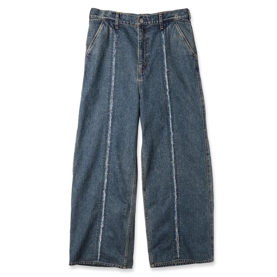 JIEDA ジエダ 24SS CUTTING WIDE DENIM (INDIGO) カッティング ワイド  