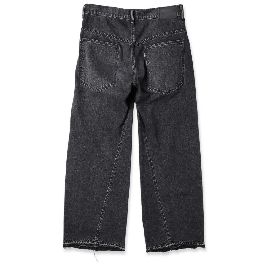 JieDa JIEDA ジエダ 24SS USED 3D BAGGY DENIM (BLACK) バギー 