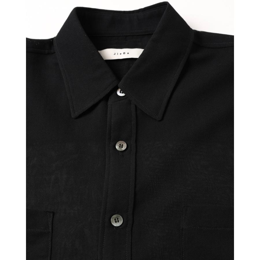 JieDa JIEDA ジエダ 24SS OVER SIZE SHIRT (BLACK) オーバーサイズ 