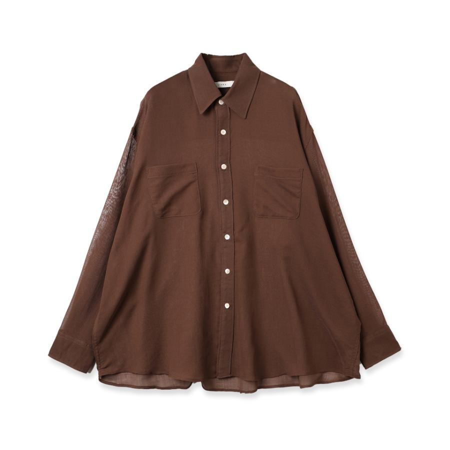JieDa SALE 50%OFF JIEDA ジエダ 24SS OVER SIZE SHIRT (BROWN JieDa SALE 50%OFF JIEDA ジエダ 24SS OVER SIZE SHIRT (BROWN