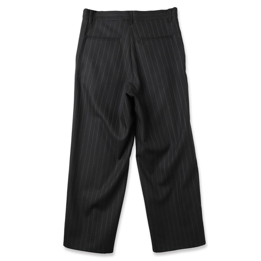 JieDa（ジエダ） 25AW OVER WRAP SLACKS (BLACK) オーバーラップ