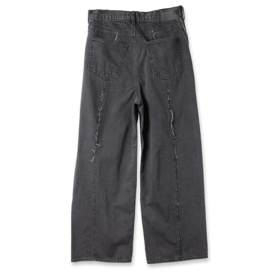JIEDA ジエダ 24SS USED LOOSE FIT JEANS (BLACK) ルーズフィット 