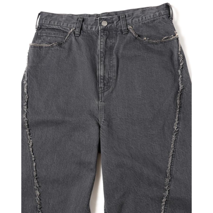 JieDa JIEDA ジエダ 24SS USED LOOSE FIT JEANS (BLACK) ルーズ 