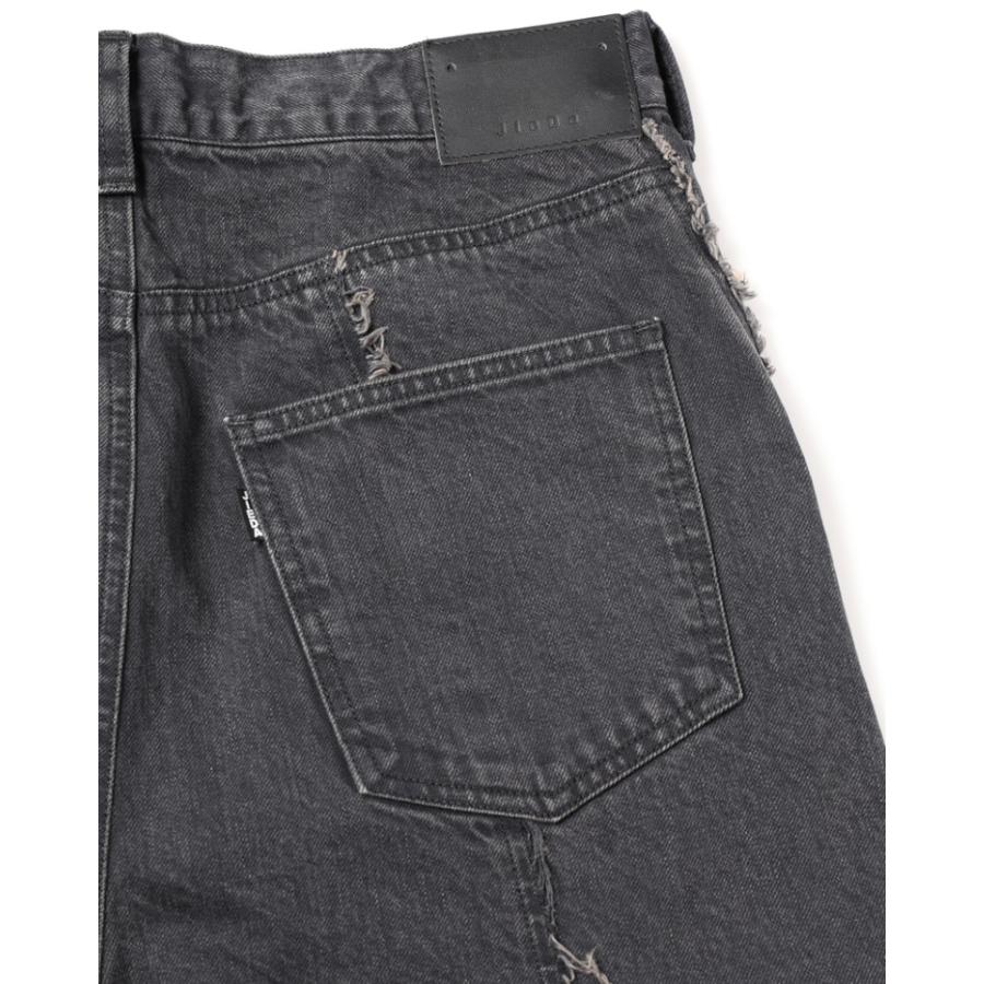 JieDa JIEDA ジエダ 24SS USED LOOSE FIT JEANS (BLACK) ルーズ 
