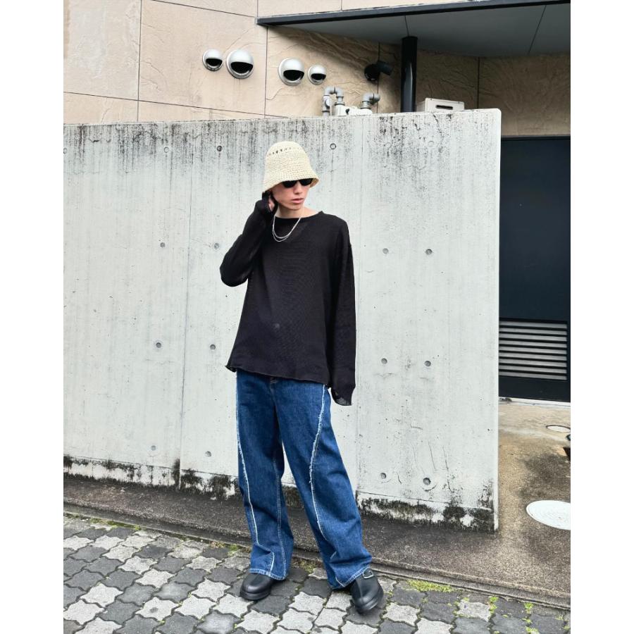 JIEDA ジエダ 24SS USED LOOSE FIT JEANS (INDIGO) ルーズフィット 