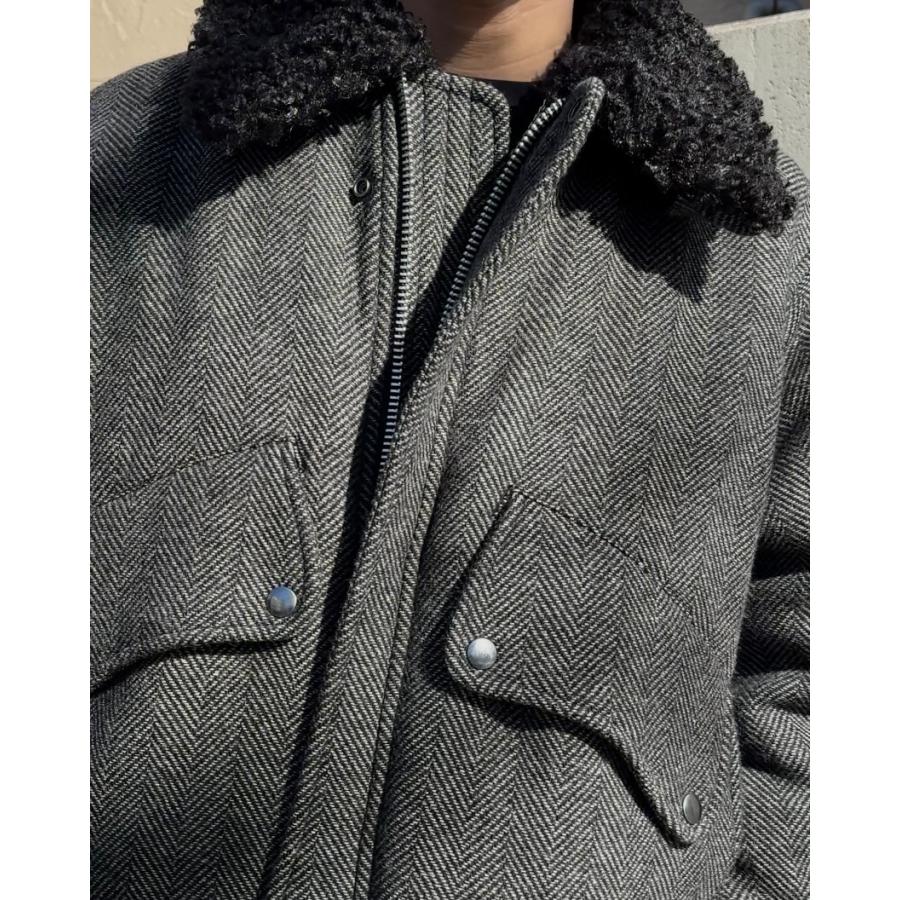 NVRFRGT ネヴァーフォーゲット PADDED SHEARING COLLAR BOMBER NVRFRGT ネヴァーフォーゲット PADDED SHEARING COLLAR BOMBER