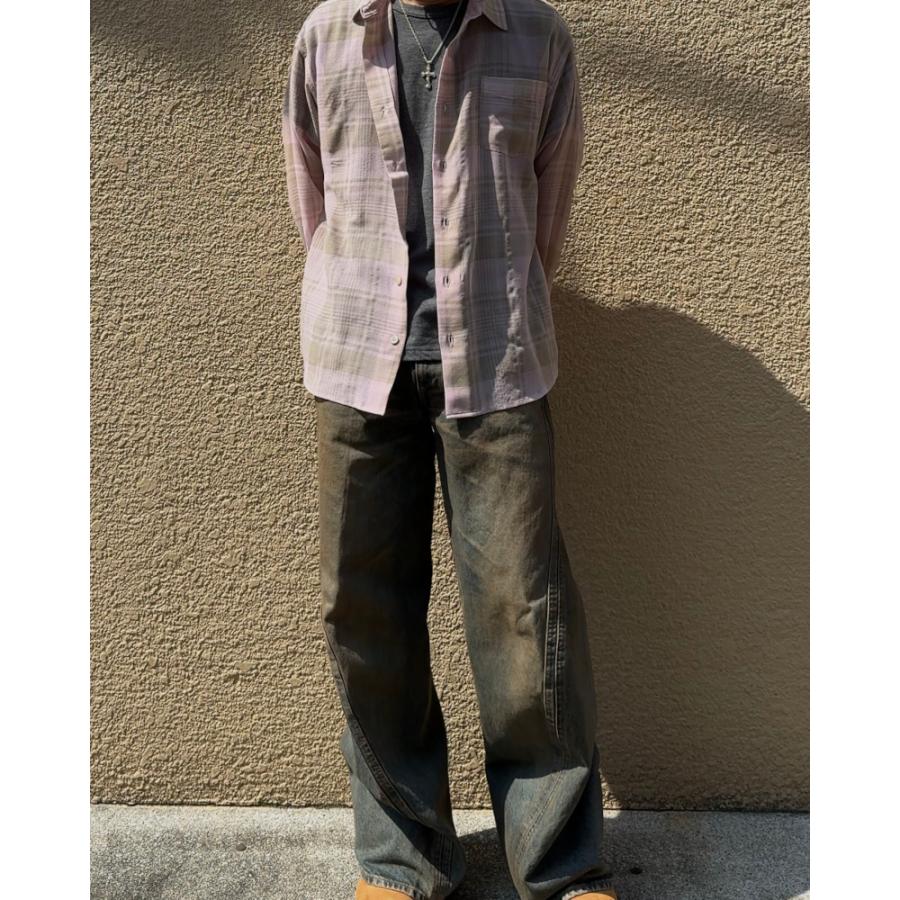 メンズ NVRFRGT 3D Twisted Wide Leg ネヴァーフォーゲット 2