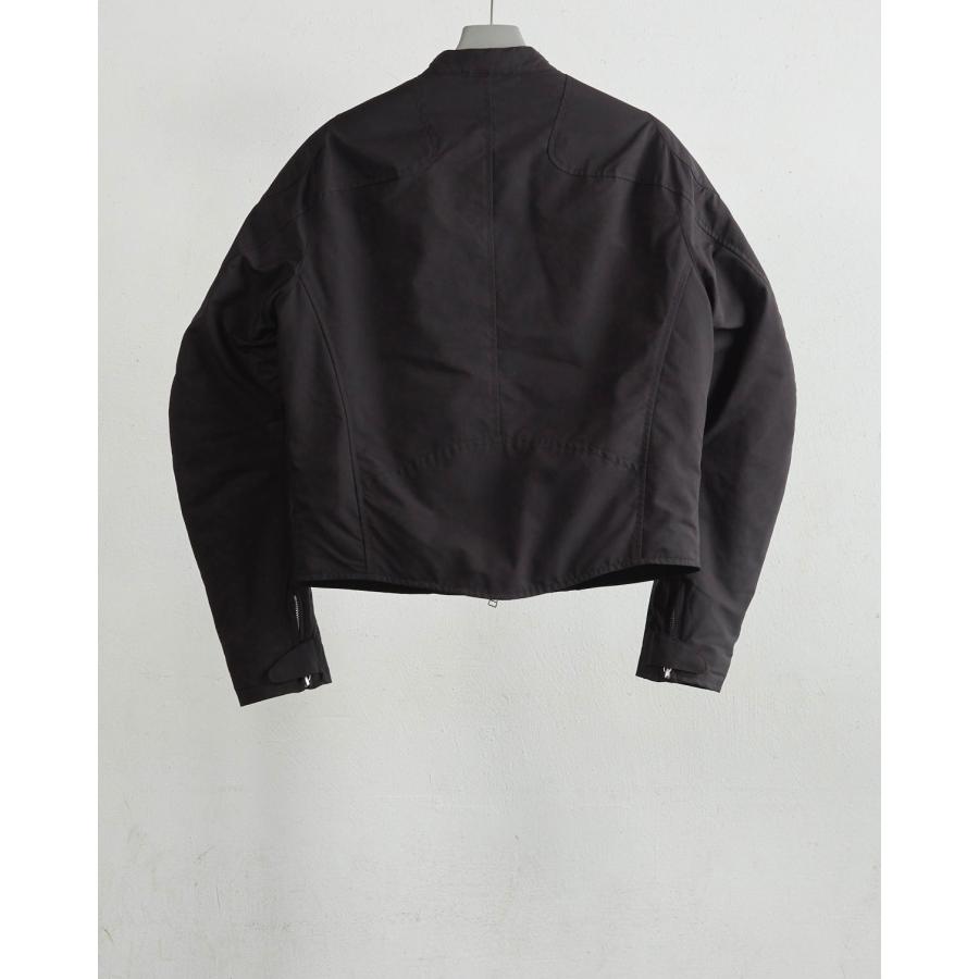 NVRFRGT ネヴァーフォーゲット 25AW PADDED MOTORCYCLE JACKET パデッドモーターサイクルジャケット 中綿ブルゾン シングルライダースジャケット