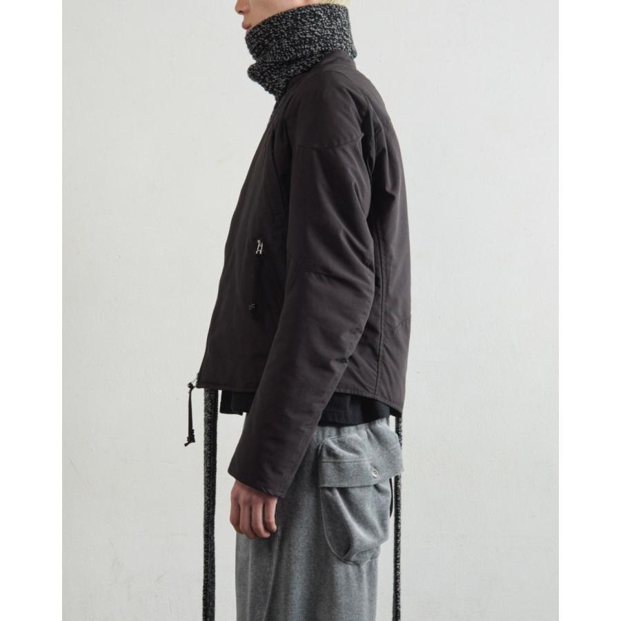 NVRFRGT ネヴァーフォーゲット 25AW PADDED MOTORCYCLE JACKET パデッドモーターサイクルジャケット 中綿ブルゾン シングルライダースジャケット