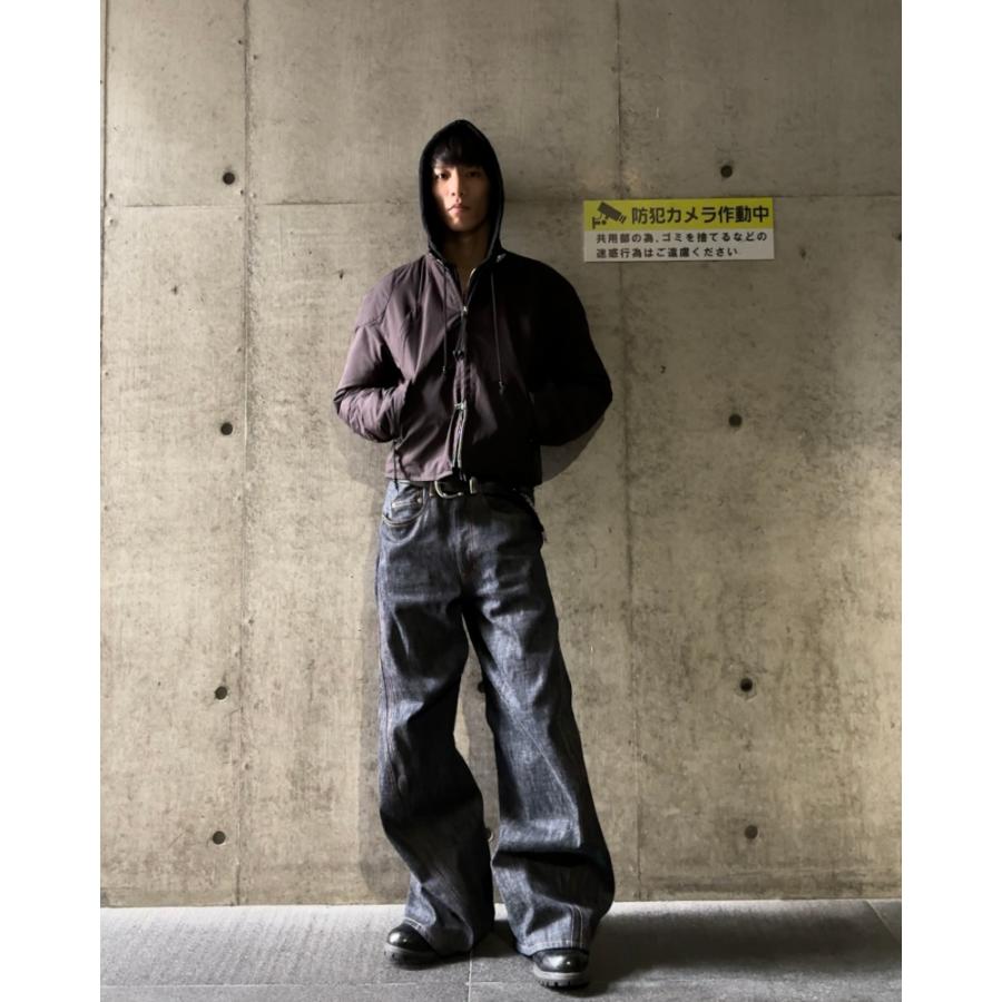 NVRFRGT ネヴァーフォーゲット 25AW PADDED MOTORCYCLE JACKET パデッドモーターサイクルジャケット 中綿ブルゾン シングルライダースジャケット