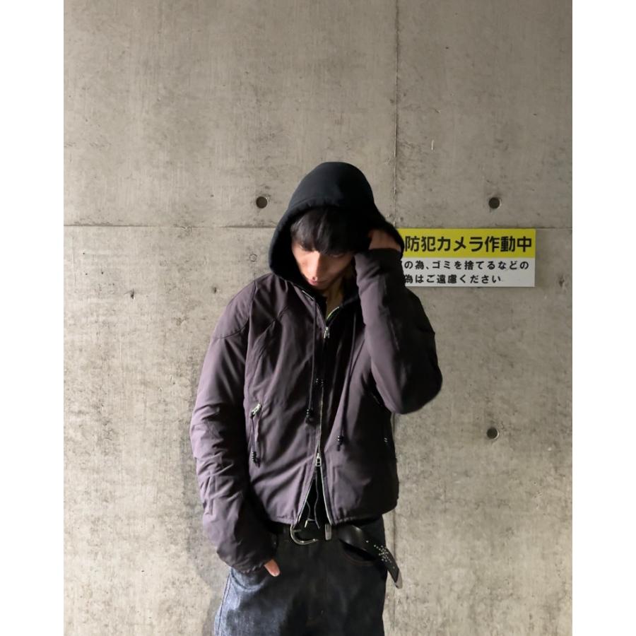 NVRFRGT ネヴァーフォーゲット 25AW PADDED MOTORCYCLE JACKET パデッドモーターサイクルジャケット 中綿ブルゾン シングルライダースジャケット