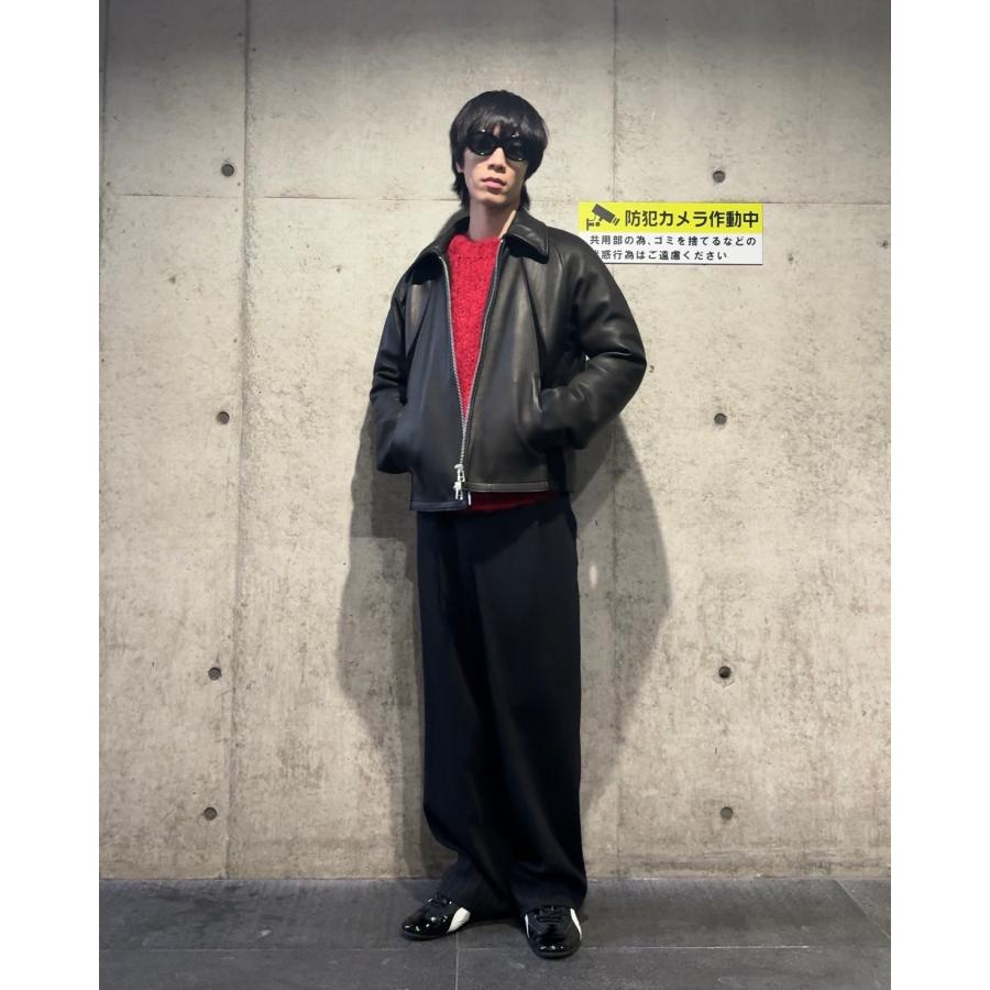 NVRFRGT（ネヴァーフォーゲット） 25AW LEATHER PANELED ZIP UP JACKET