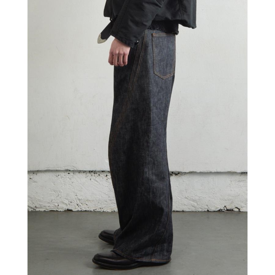NVRFRGT ネヴァーフォーゲット 25AW 3D TWISTED WIDE LEG JEANS