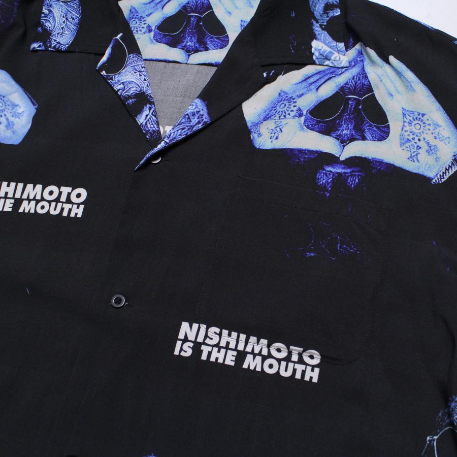 NISHIMOTO IS THE MOUTH ニシモトイズザマウス FACES HAWAIIAN SHIRT 