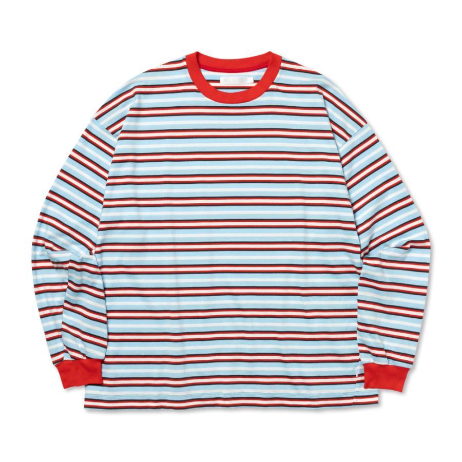 ROTOL ロトル WIDE TWIST LONG SLEEVE TEE BORDER (SUNRIZE) ワイド  