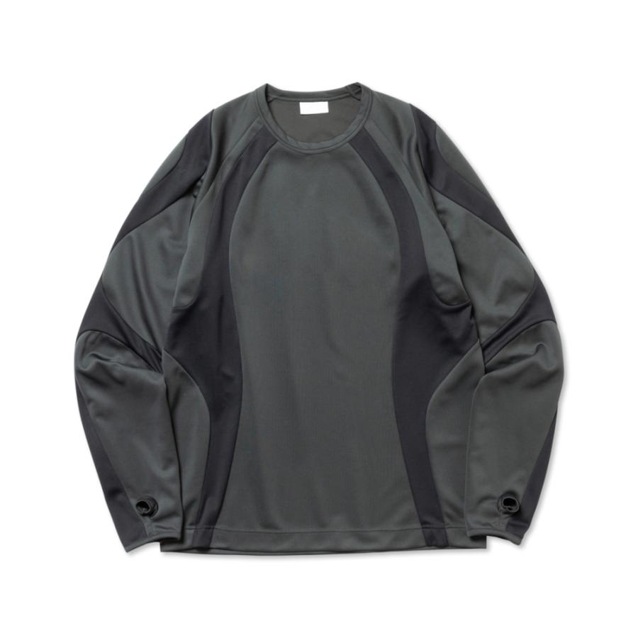 ROTOL ロトル X LONG SLEEVE TEE (CHARCOAL) XロングスリーブT
