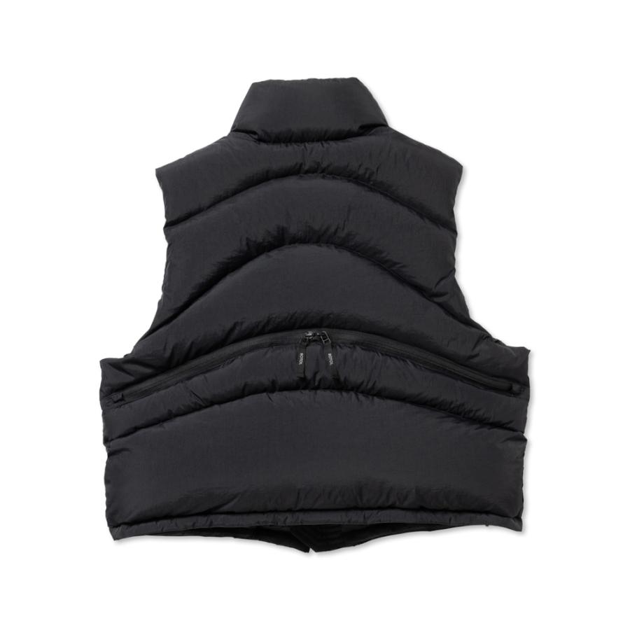 ROTOL ブラック　ダウンベスト　サイズ2 ROTOLからカラバリ豊富な本格的ダウンベストがリリース