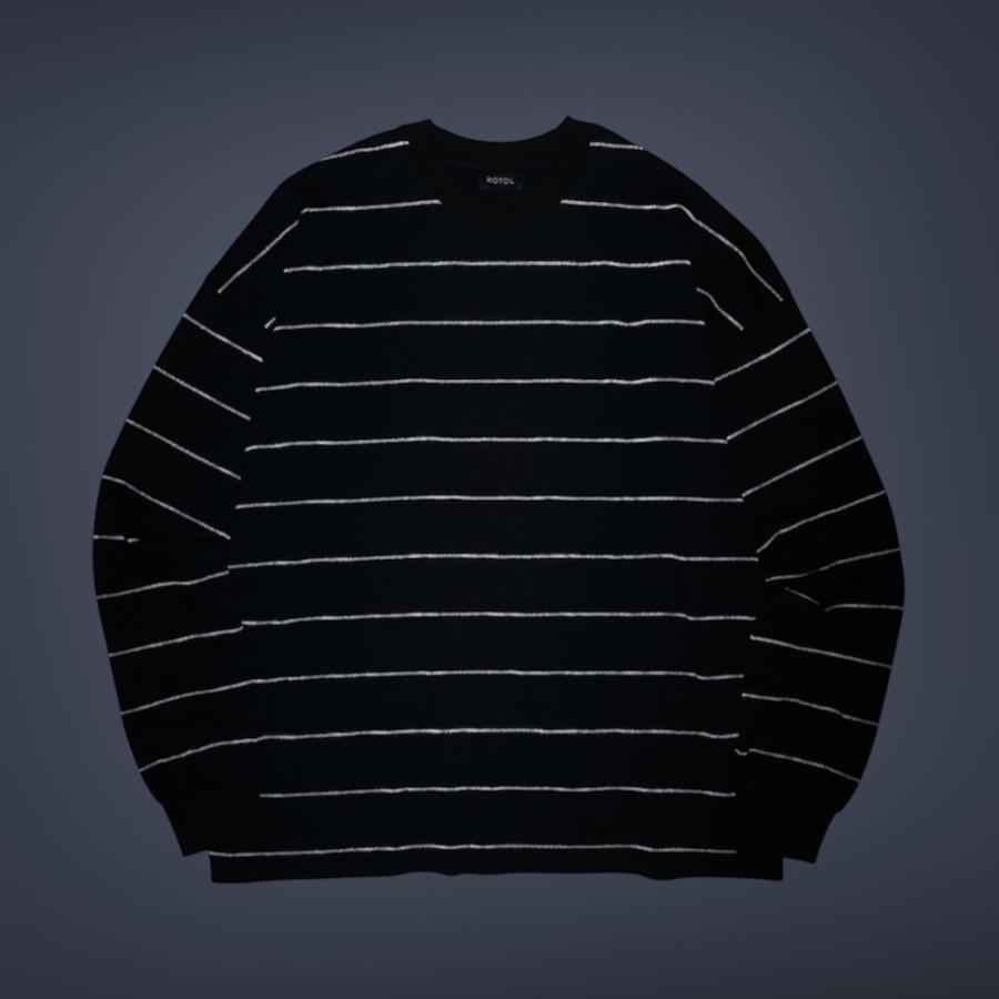 ROTOL（ロトル） LUMIFLECT BORDER LONG SLEEVE TEE リフレクト