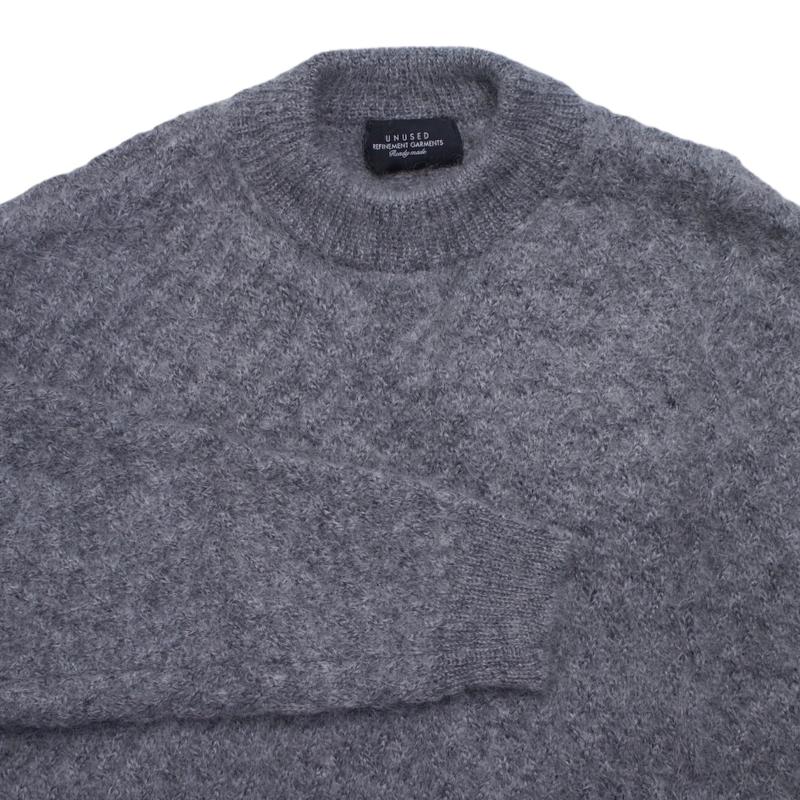 UNUSED（アンユーズド） US2270 7G Mohair Crewneck sweater (USED