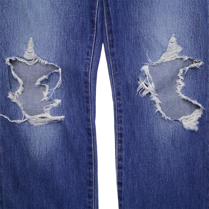 UNUSED（アンユーズド） UW1088 13oz Ripped Denim Pants (USED