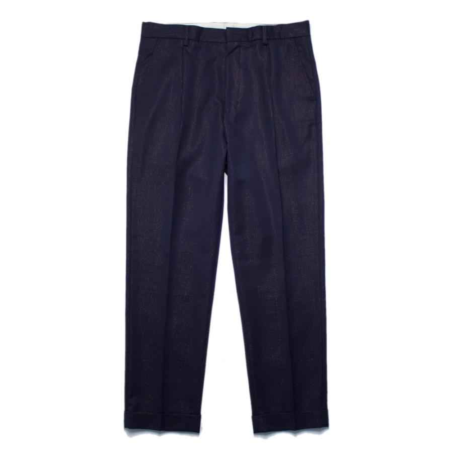 WACKO MARIA ワコマリア PLEATED TROUSERS TYPE1 DORMEUIL STRIPE 