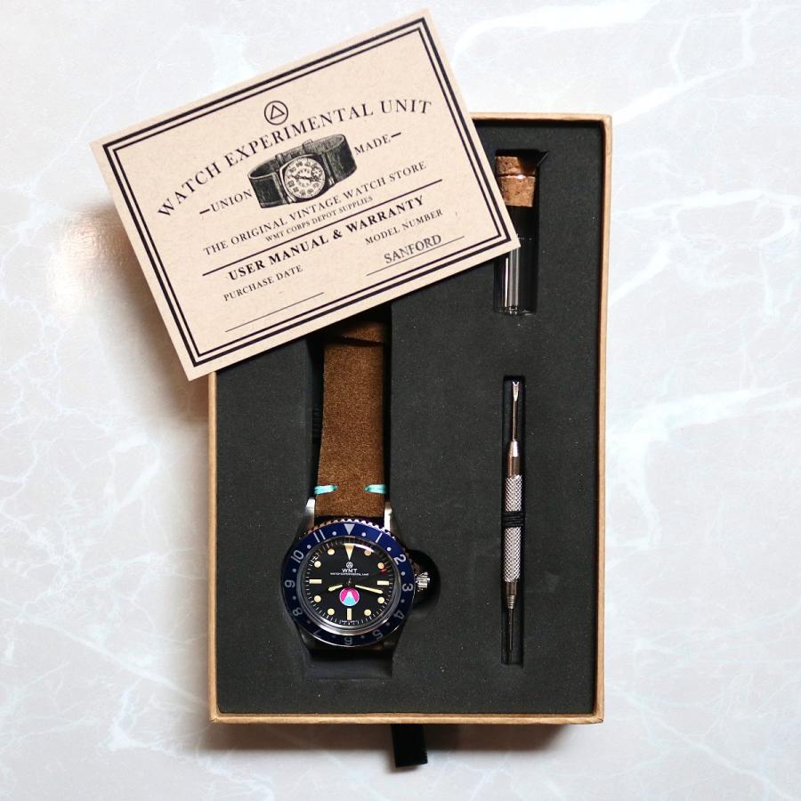 WMT WATCH】Sanford / MT.Fuji Miller Brown Suede 腕時計 メンズ