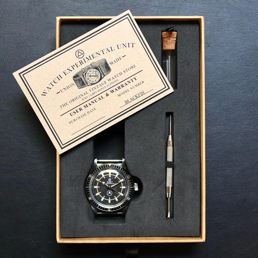 WMT ブラックアナログ時計 WMT WATCH】Blackfin - MT.Fuji Edition / addition Original Dial