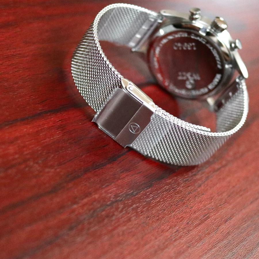 WMT WATCH】Grumman / Pulsograph Dial - Quartz Mesh Band 腕時計