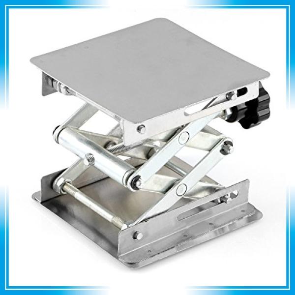 Very100 実験用器具 ラボジャッキ ステンレスミニ昇降台 小型昇降作業台 物体や