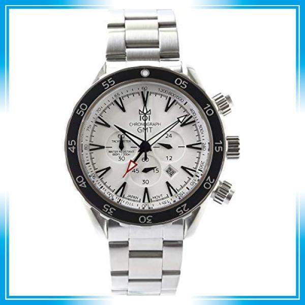 セールsale Hyakuichi 101 ヒャクイチ 腕時計 Gmt ダイバーズウォッチ 20気圧防水 クロノグラフ メンズ スモールセコンド ホワ 全商品オープニング価格特別価格 Yalaphone Com