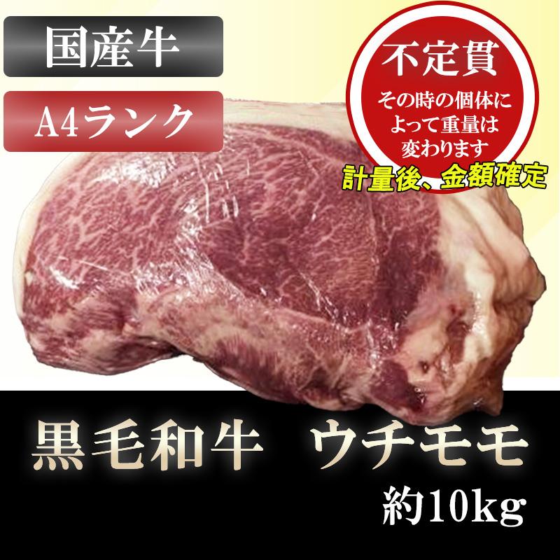 不定貫 和牛 4等級以上 ウチモモ 約10kg ローストビーフにもオススメ 国産牛 ブロック 業務用 贈答品 ギフト ブランド牛 Kuroge 610 No10 業務用国産和牛なら東京和牛卸本舗 通販 Yahoo ショッピング