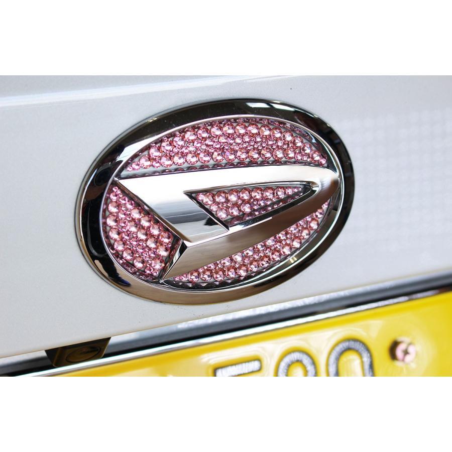 タントカスタム【正規品】スワロフスキーエンブレム ステッカー【3点  