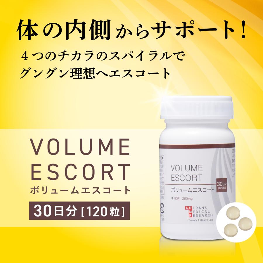 アデランス ボリュームエスコート サプリ 機能性表示食品 HGP 育毛