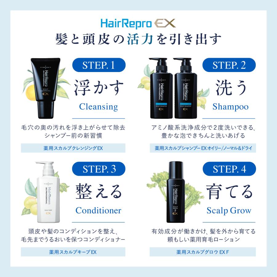 アデランス シャンプー コンディショナー クレンジング セット メンズ