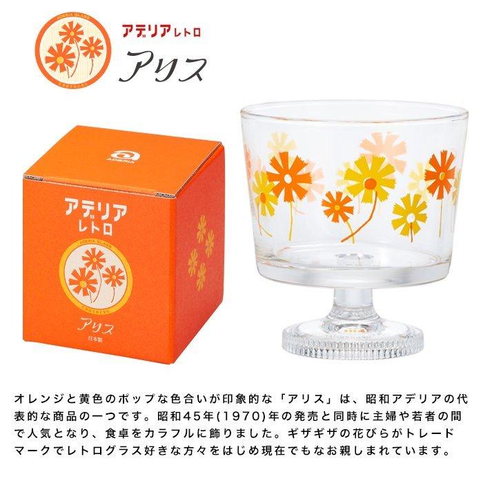 昭和レトロ　　花びらパフェグラス 昭和レトロなフラワースタイル(花ぶち)のパフェグラス - [Sold Out
