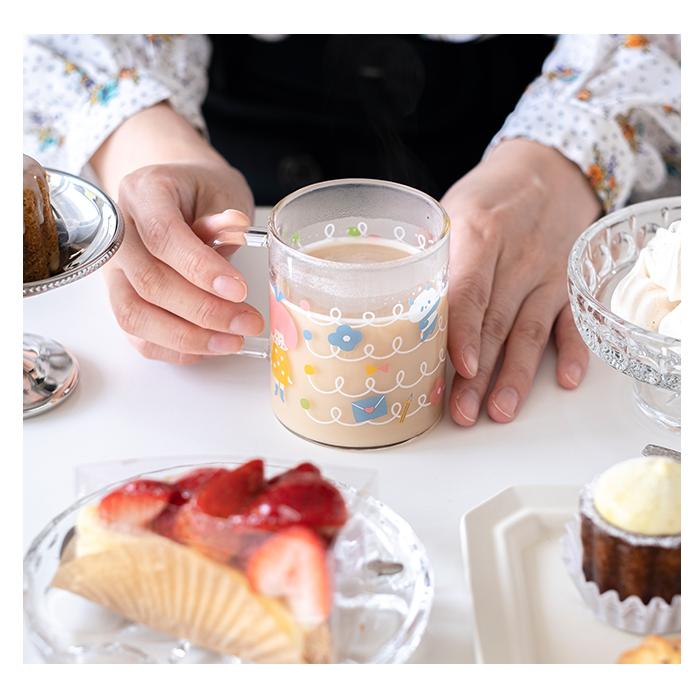 ADERIA マグカップ ティーカップ 270ml レンジ対応 耐熱ガラス ADERIA マグカップ ティーカップ 270ml レンジ対応 耐熱ガラス