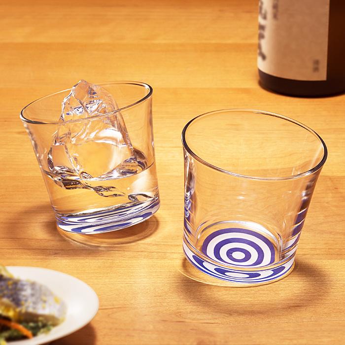 ADERIA グラス おしゃれ 利き猪口グラス ゆらりゆらり 280ml 1個箱入り