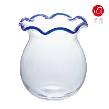 津軽びいどろ 爆買 金魚鉢 ブルー グリーン アデリア 日本製 化粧箱入