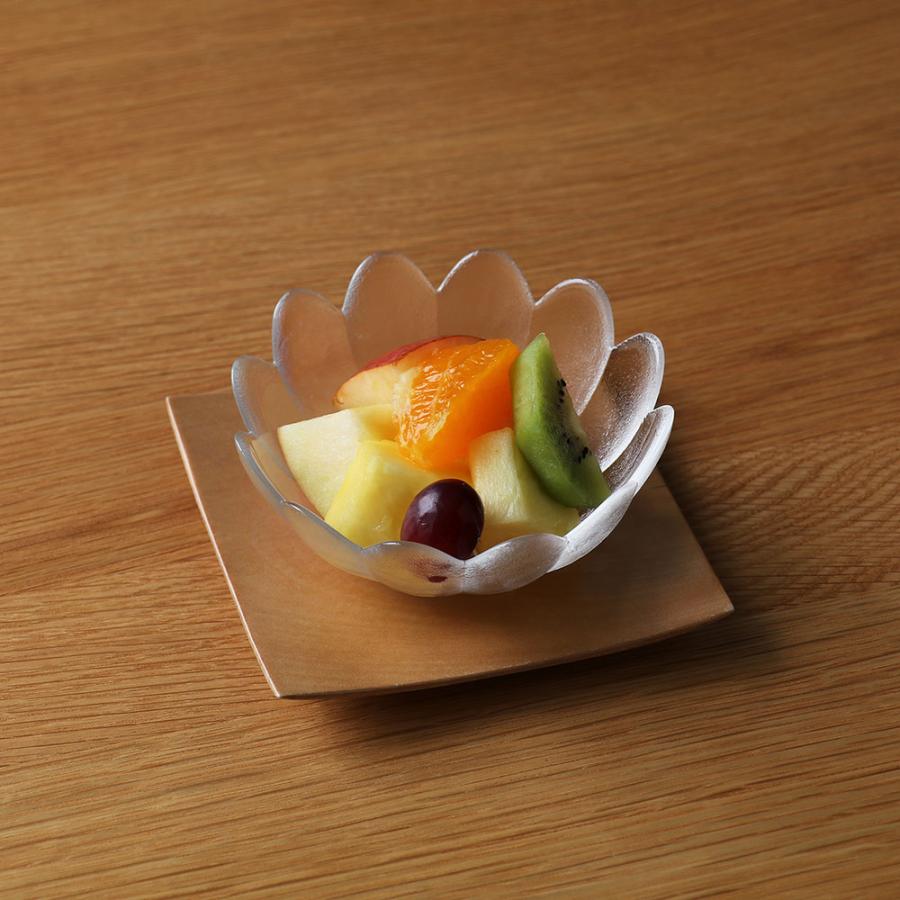 津軽びいどろ 彩潤花 浅鉢 6個入 鉢 ガラス食器 手作り 石塚硝子