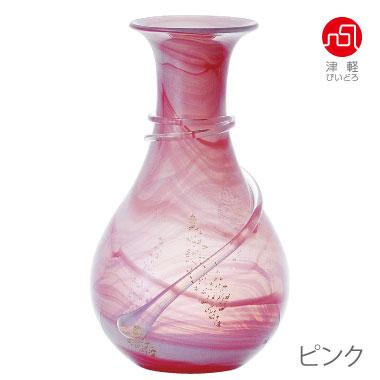 アデリア 津軽びいどろ 花瓶 花器 花びん 16.5×高さ30cm 日本製 1個箱入 ギフト プレゼント｜aderia-tyokuei｜03