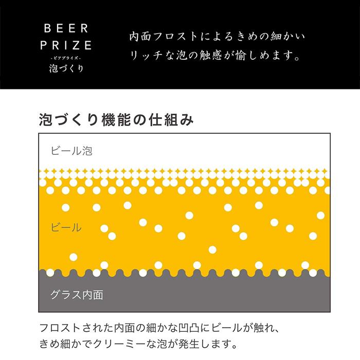 爆買 グラス コップ ビールグラス ビアグラス ガラス おしゃれ 【 アデリアビアプライズ泡づくりシルバー 345ml 】 プレゼント ギフト 人気 | ADERIA | 03