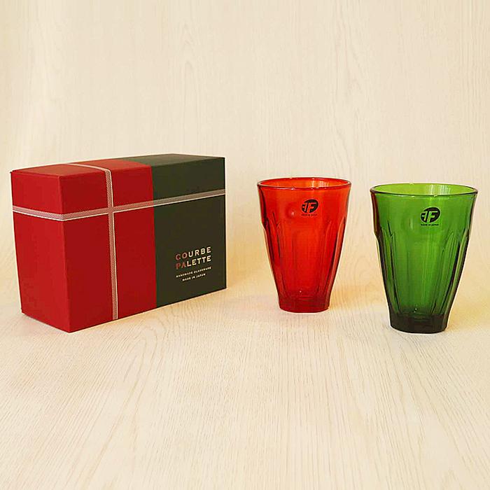 ADERIA グラス おしゃれ ペアセット 360ml クールブパレットL アデリア