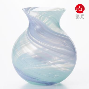 津軽びいどろ 爆買 花瓶 花びん フラワーベース 花器 おしゃれ ガラス