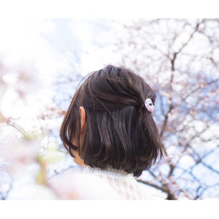 津軽びいどろ ヘアゴム おしゃれ ヘアアクセサリー 子供 リボン