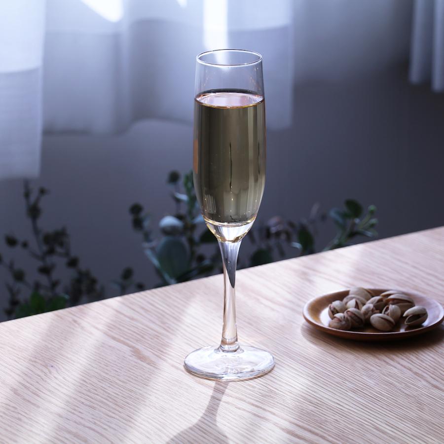 ADERIA おしゃれ シャンパングラス 180ml 4個入 食洗機対応 IPTG