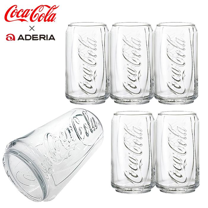 ADERIA グラス セット おしゃれ コカコーラ 缶型 6個入 355ml ADERIA グラス セット おしゃれ コカコーラ 缶型 6個入 355ml